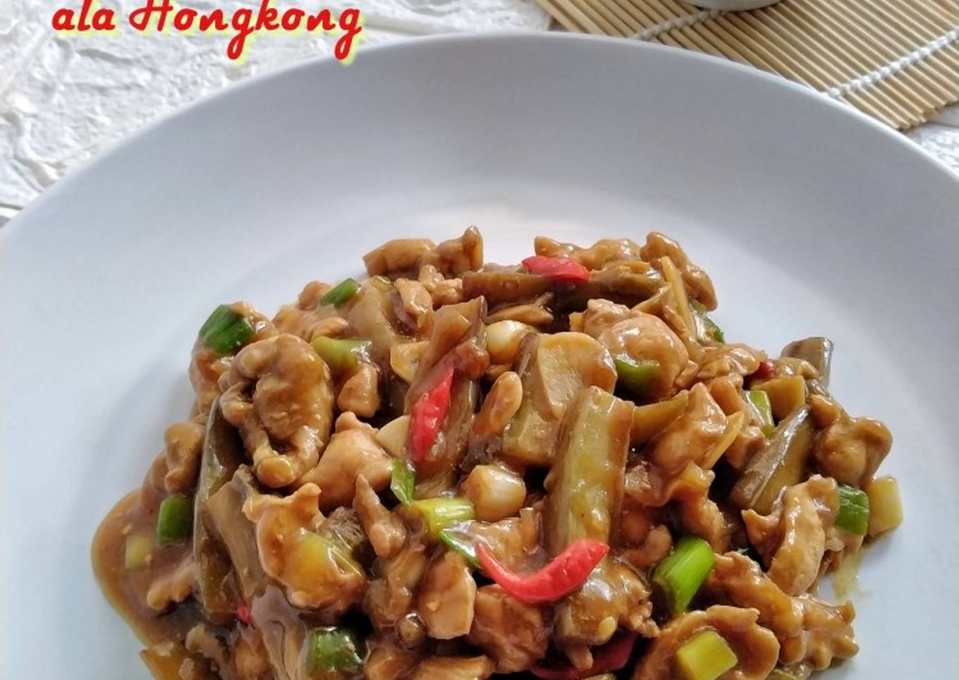 70. Terong Ayam ala Hongkong