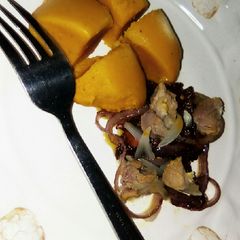 A picture of Beans pudding.