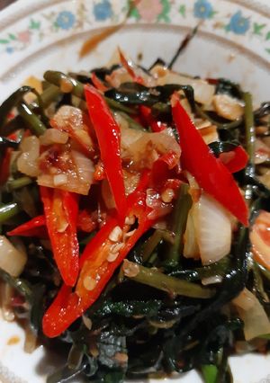 Foto resep Tumis kangkung sambal terasi