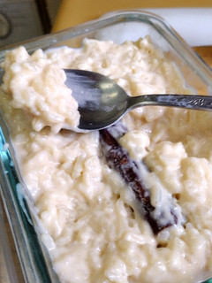 A picture of Rice pudding.