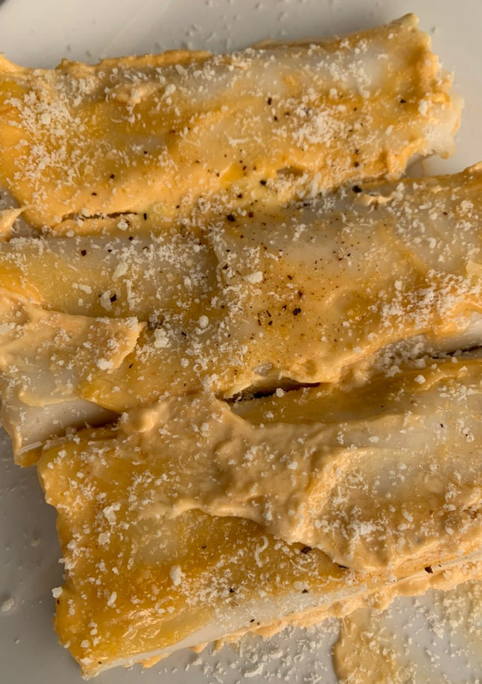 Una foto de Canelones fríos de atún 🐟🐟🐟