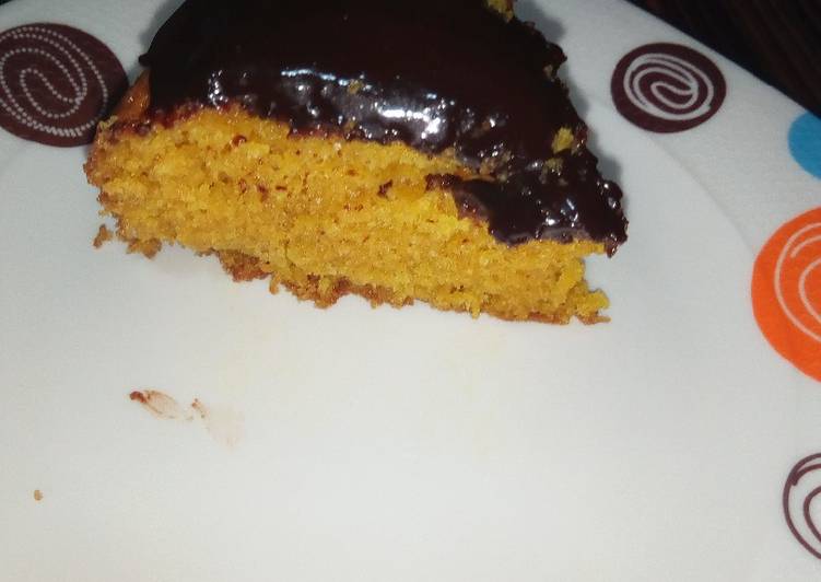 Recipe of Carrot cake with chocolate ganache in 13 Minutes for Young Wife