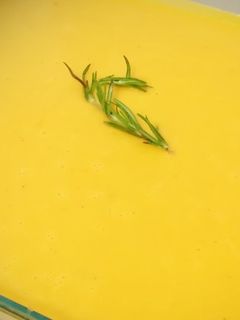 Una foto de Puré fino de calabaza