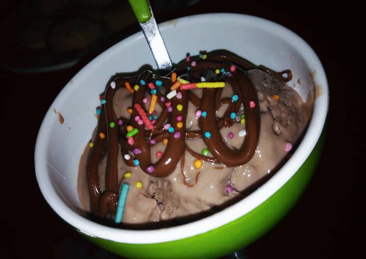 Recipe of Any-night-of-the-week Chocolate ice cream
