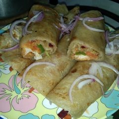 A picture of Dynamite Chicken roll.