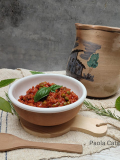 Foto di Ragù con macinato e piselli