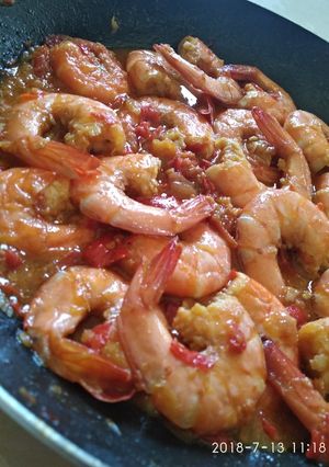 Foto resep Udang Balado ala Um'Abdillah