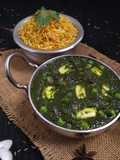 Cheese matar palak
