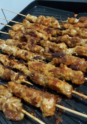 Foto resep Sate ayam bumbu kacang