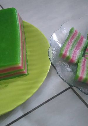 Foto resep Lapis rainbow