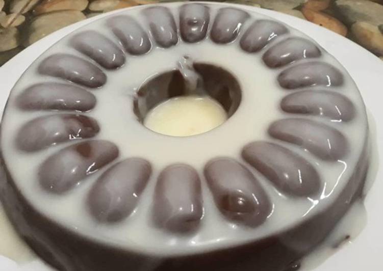 Puding cokelat vla vanilla