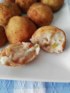 Una foto de Croquetas de pimientos