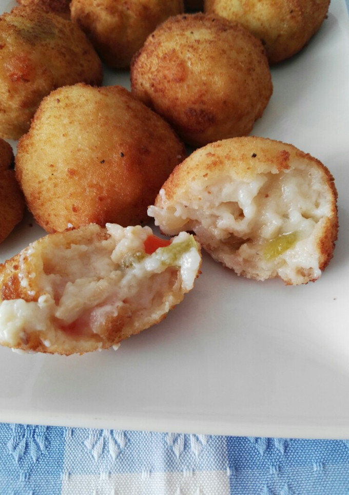 Una foto de Croquetas de pimientos