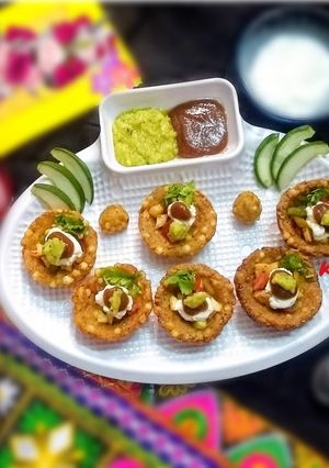A picture of Sago bowl chaat.