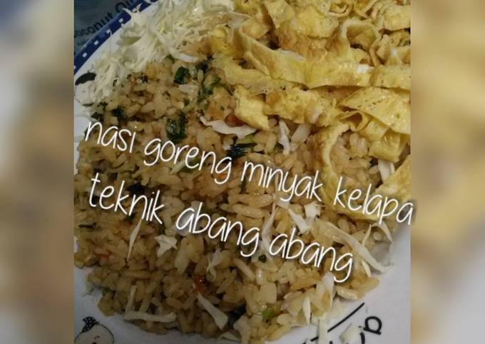 Langkah Mudah untuk Membuat 7.Nasi Goreng Minyak Kelapa Teknik Abang Abang yang Menggugah Selera