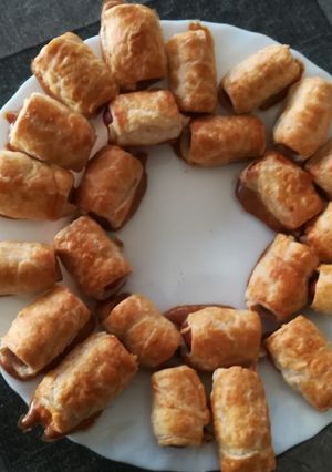 Una foto de Saladitos de mini frankfurts