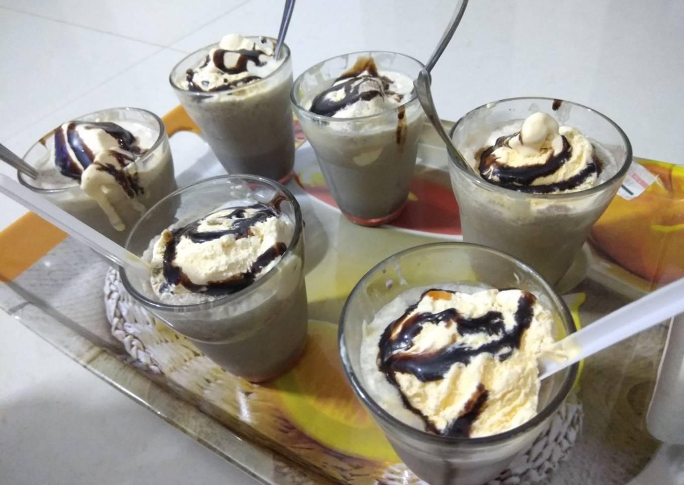 Cold coffee with Ice cream