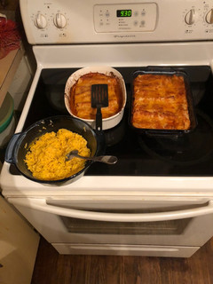 A picture of Chicken Enchiladas.