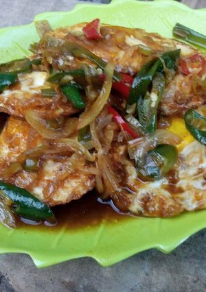 Foto resep Telor ceplok masak kecap