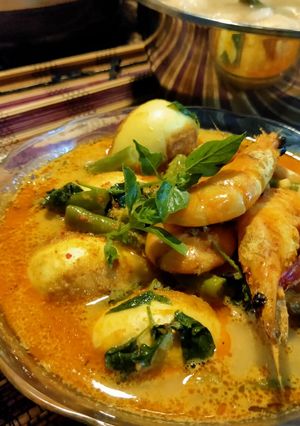 Foto resep Gulai udang telur