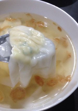 Foto resep Sup pangsit ayam sangat sederhana dan mudah