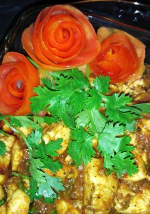 A picture of Easy bonless chicken karahi #COOKINGSPECIAL. #Ramadankitayari.