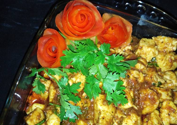 Recipe of Speedy Easy bonless chicken karahi #COOKINGSPECIAL. #Ramadankitayari