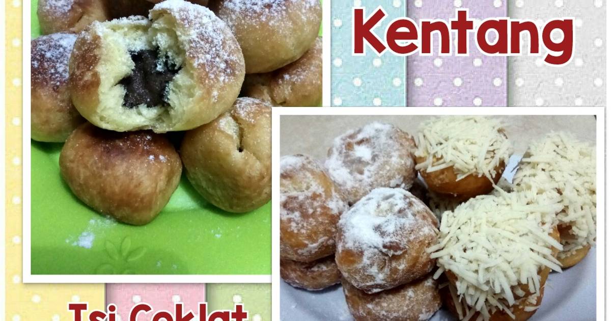 Resep Donat Kentang Isi Coklat Tabur Keju Dan Gula Castor Oleh Ratih