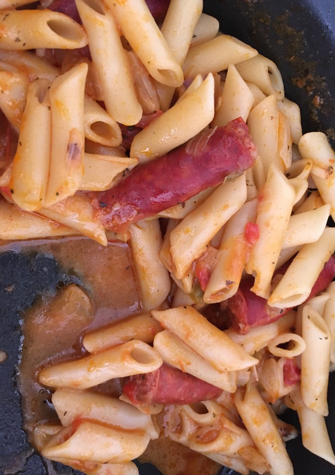 Una foto de Macarrones con chistorra