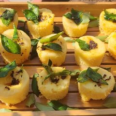 A picture of Pearl Dhokla.