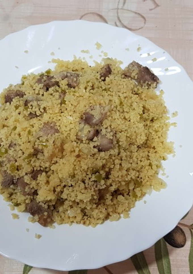 Una foto de Cuscús de costillejas