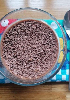 A picture of Aquafaba chocolate mousse.