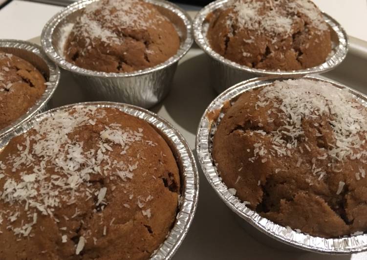 American muffin cioccolato e cocco