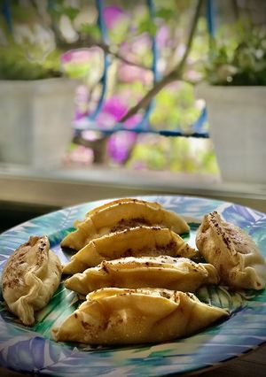 Foto principal de Gyozas de melocotón