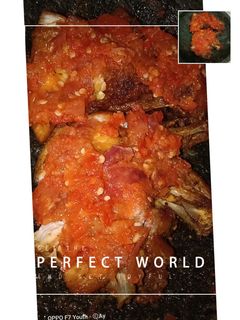 Foto resep Ayam Penyet Sambel Mentah