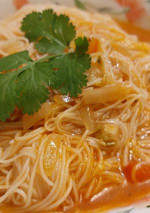 Una foto de Vermicelli, fideos de arroz 🌾