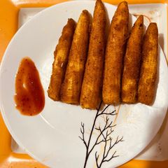 A picture of Crispy baby corn evening tea time snacks (veg starter).