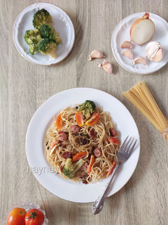 Foto resep Spaghetti Aglio Olio