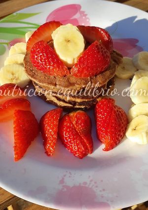 Una foto de Pancakes de choco