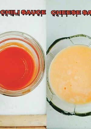 Foto resep Hot Chili Sauce and Cheese Sauce