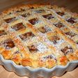 Rácsos almás pite