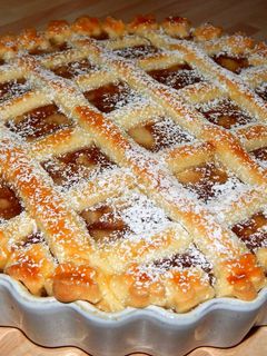 Rácsos almás pite recept fotója