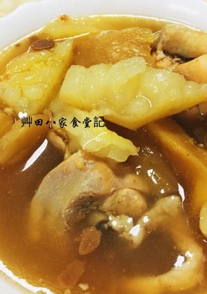 鳳梨苦瓜雞湯 的食譜成品照片