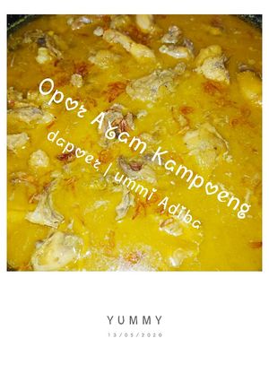 Foto resep Opor ayam kampung resep keluarga