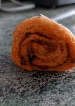 Une photo de Feuilleté chorizo parmesan