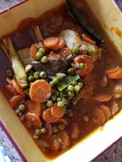 A picture of Chicken and Veg Javanese Curry.