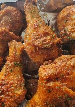 A picture of Turkish Spicy leg chicken breast.