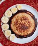 Hotcakes saludables de banana y avena 🥞 sin balanza, sin harina, sin azúcar añadido ni edulcorante