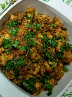 A picture of #ChickenContest Boneless MasalaChicken.