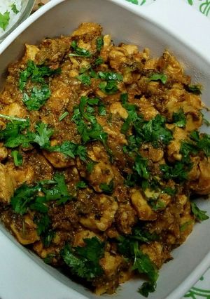 A picture of #ChickenContest Boneless MasalaChicken.
